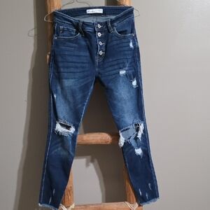 KanCan Distressed Skinny Jeans